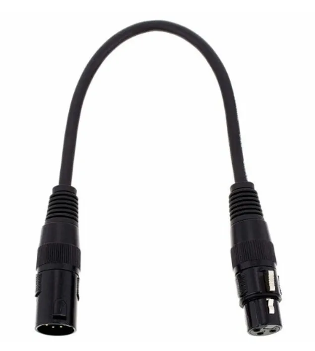 DMX-adapter 3-pol hona till 5-pol hane