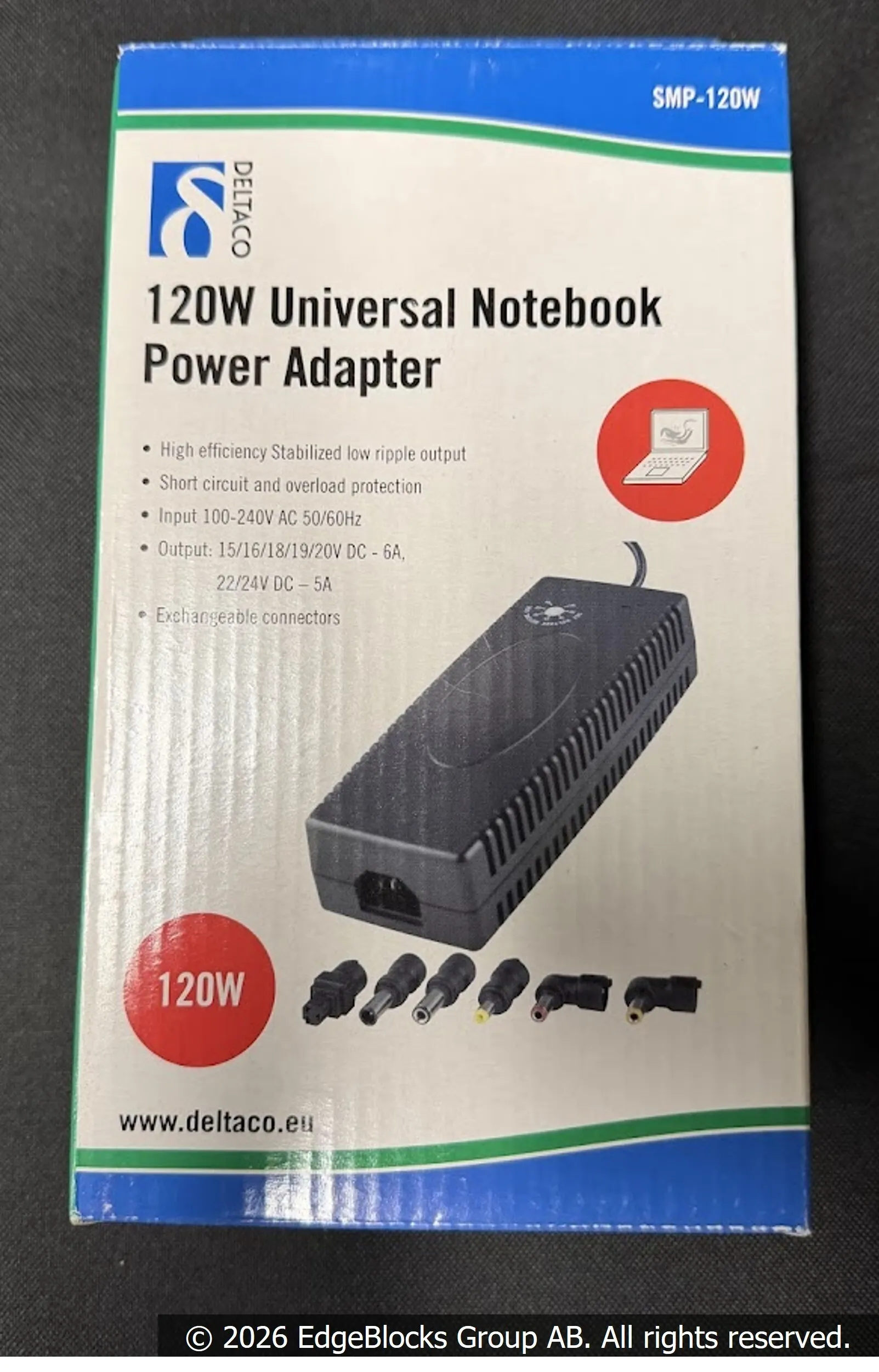 Laptop-laddare universal 120W