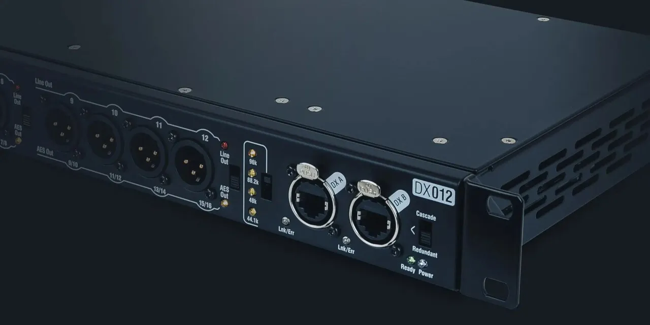 Allen & Heath DX012 output expander for dLive/Avantis/SQ/AHM
