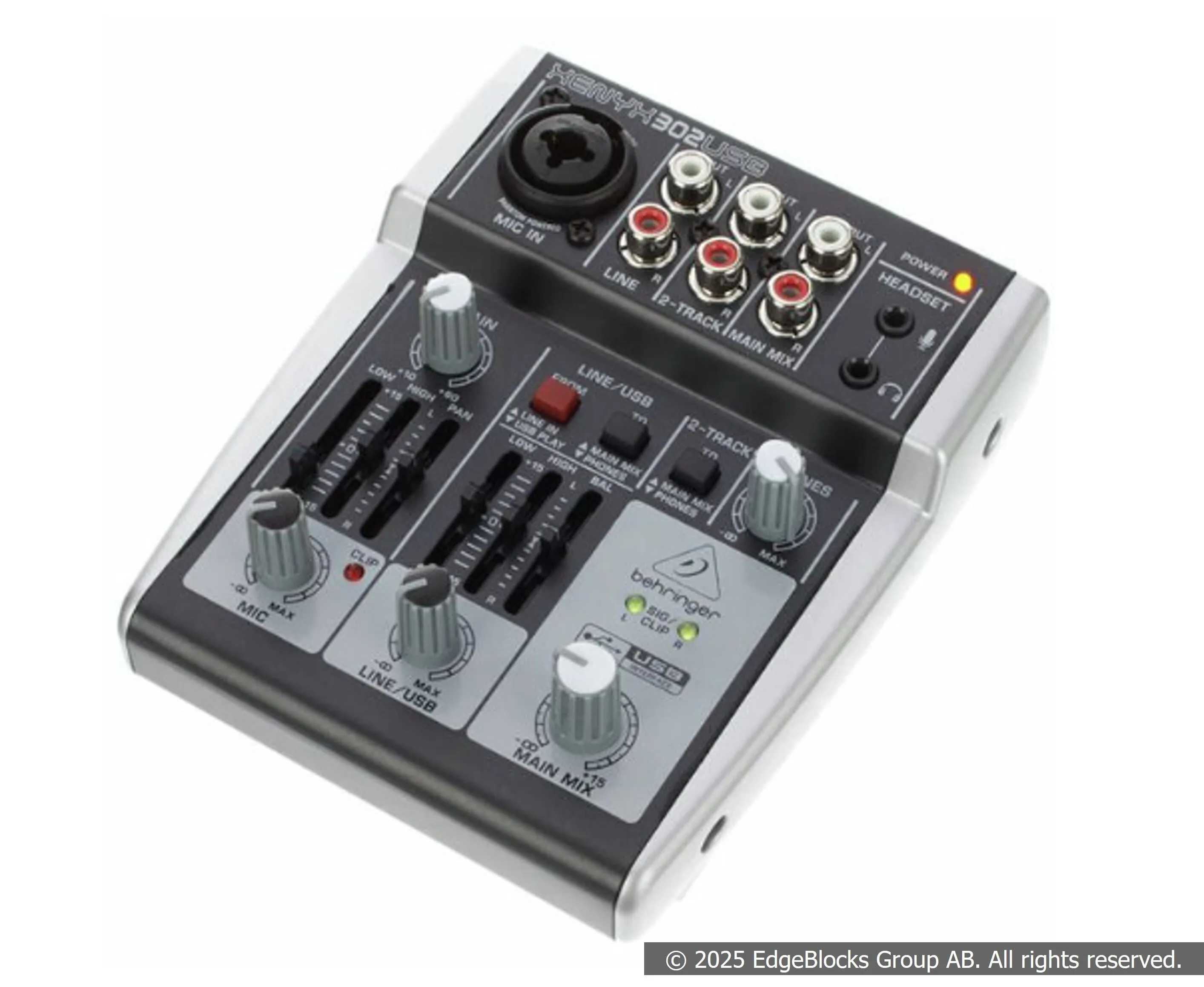 Behringer Xenyx 302USB mixer 5 kanaler
