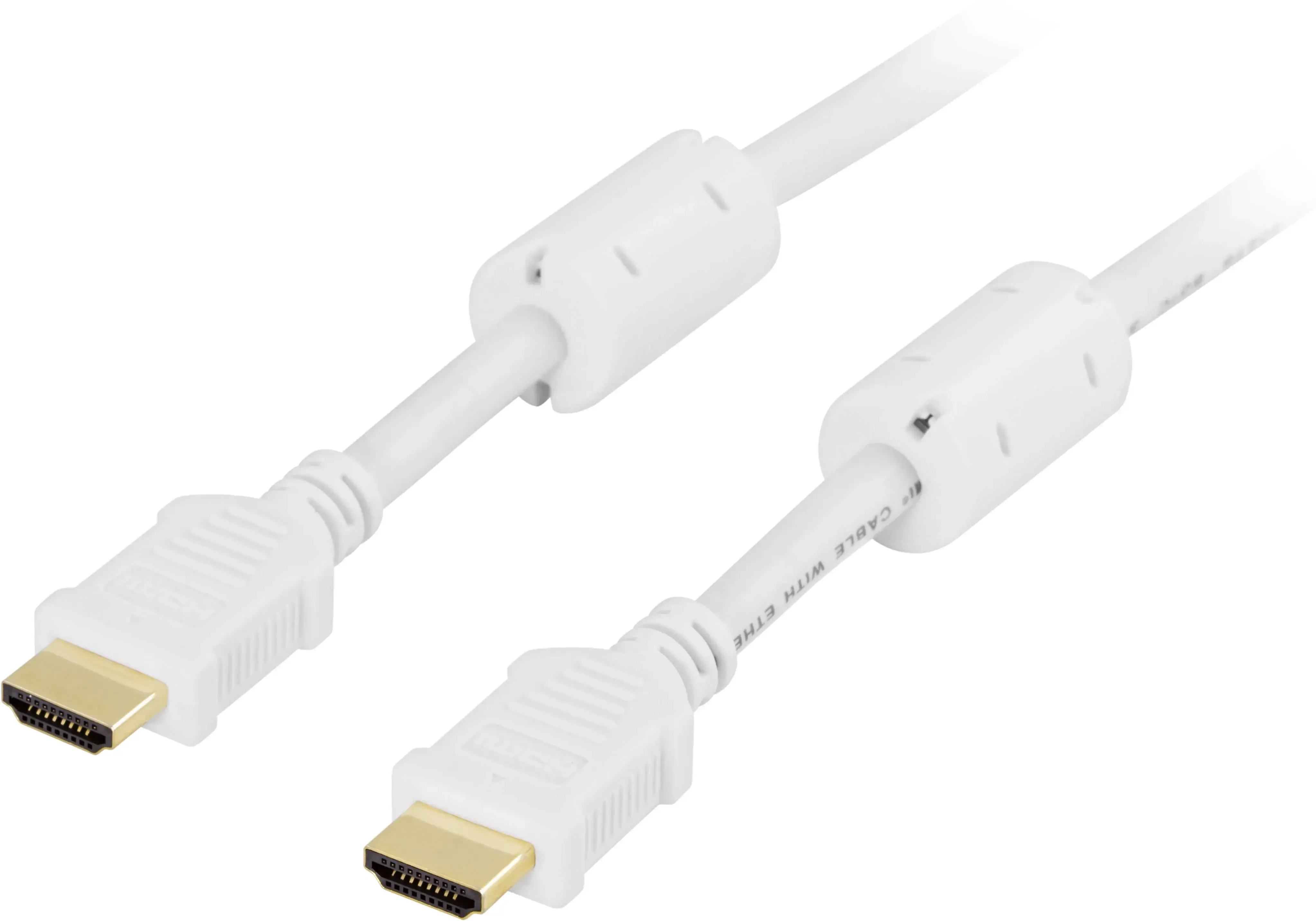 HDMI-kabel high-speed with ethernet 5m vit