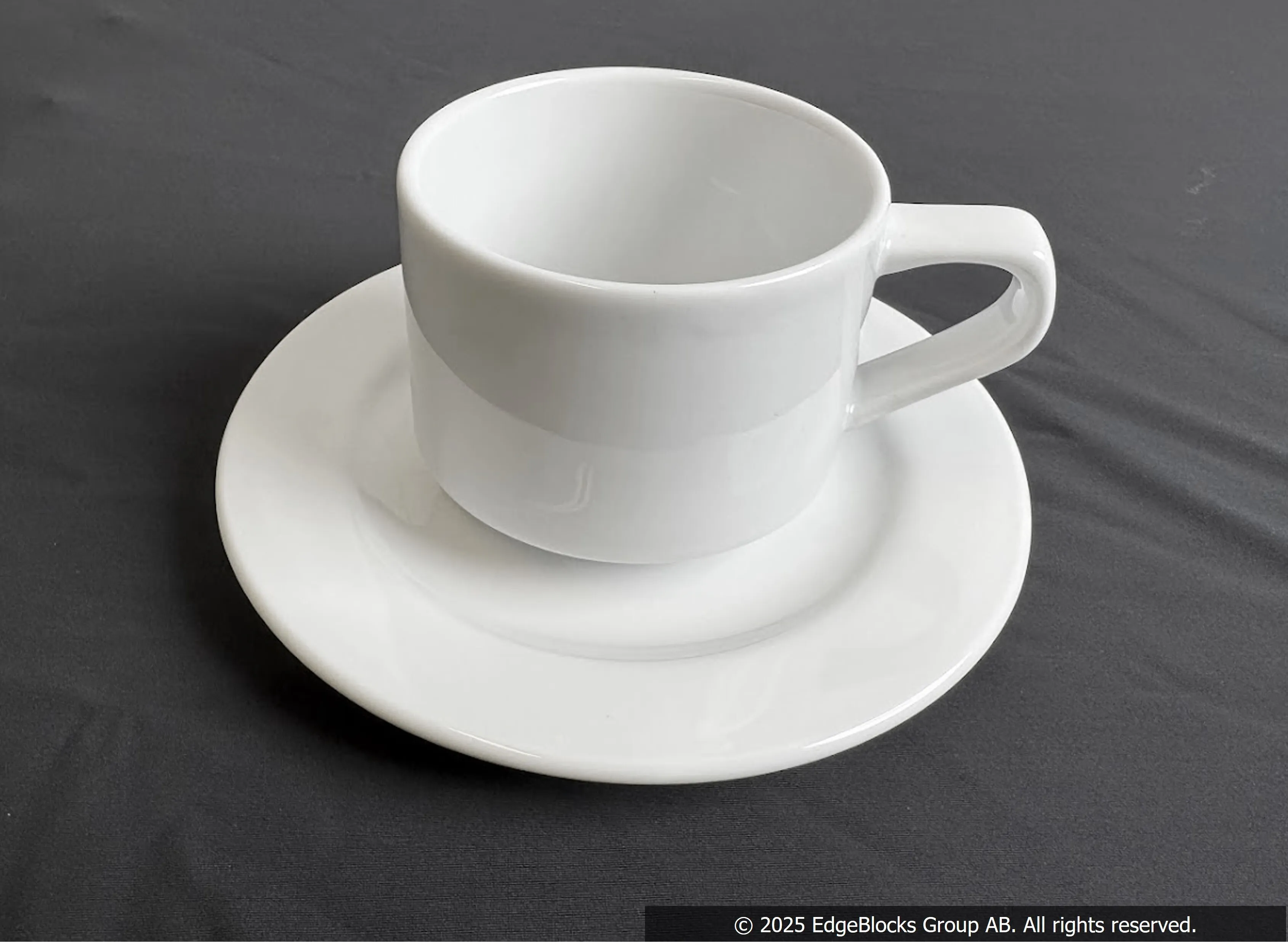 Kaffekopp 20cl med fat vit