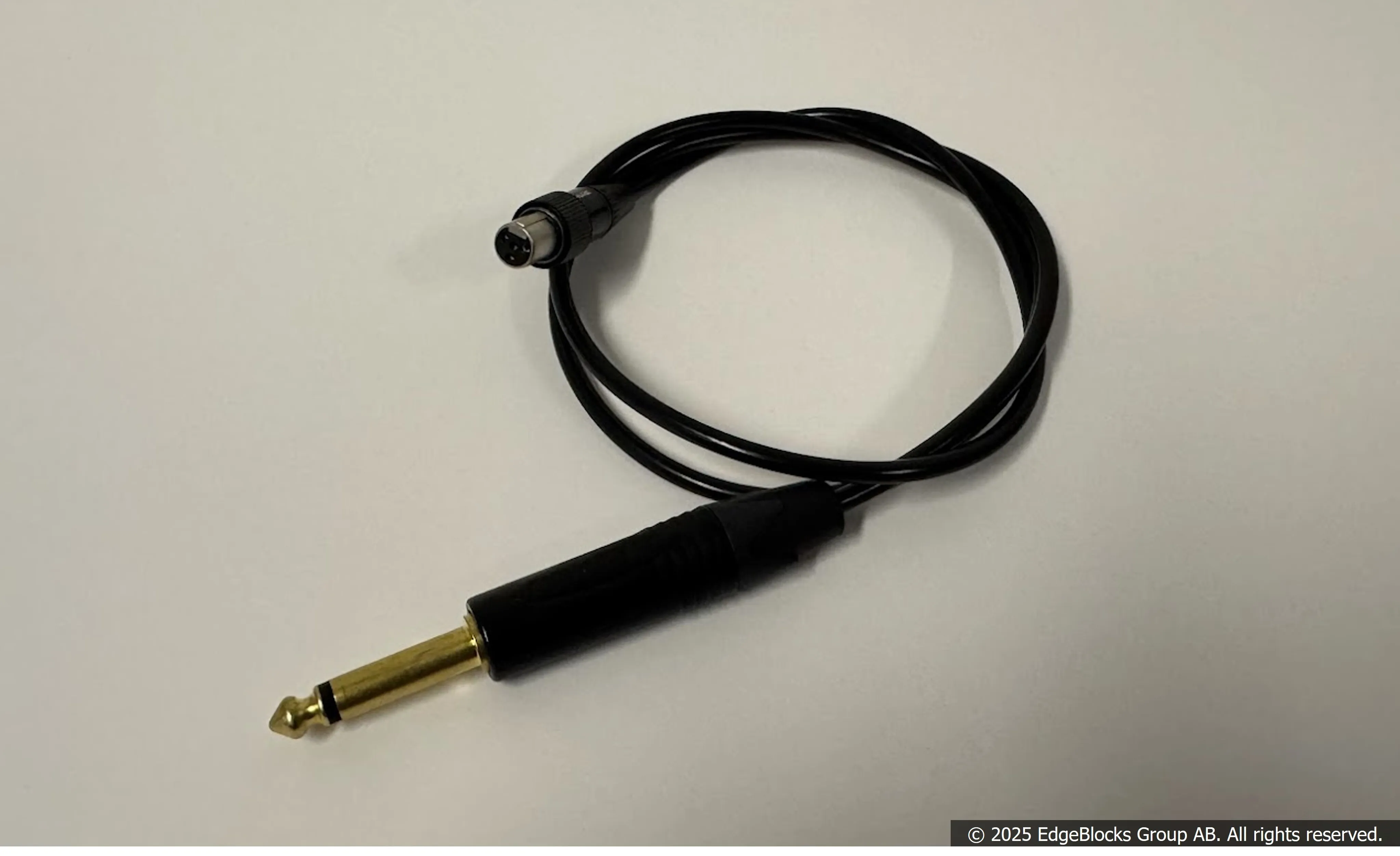 Shure WA 305 instrumentkabel till trådlös bodypack