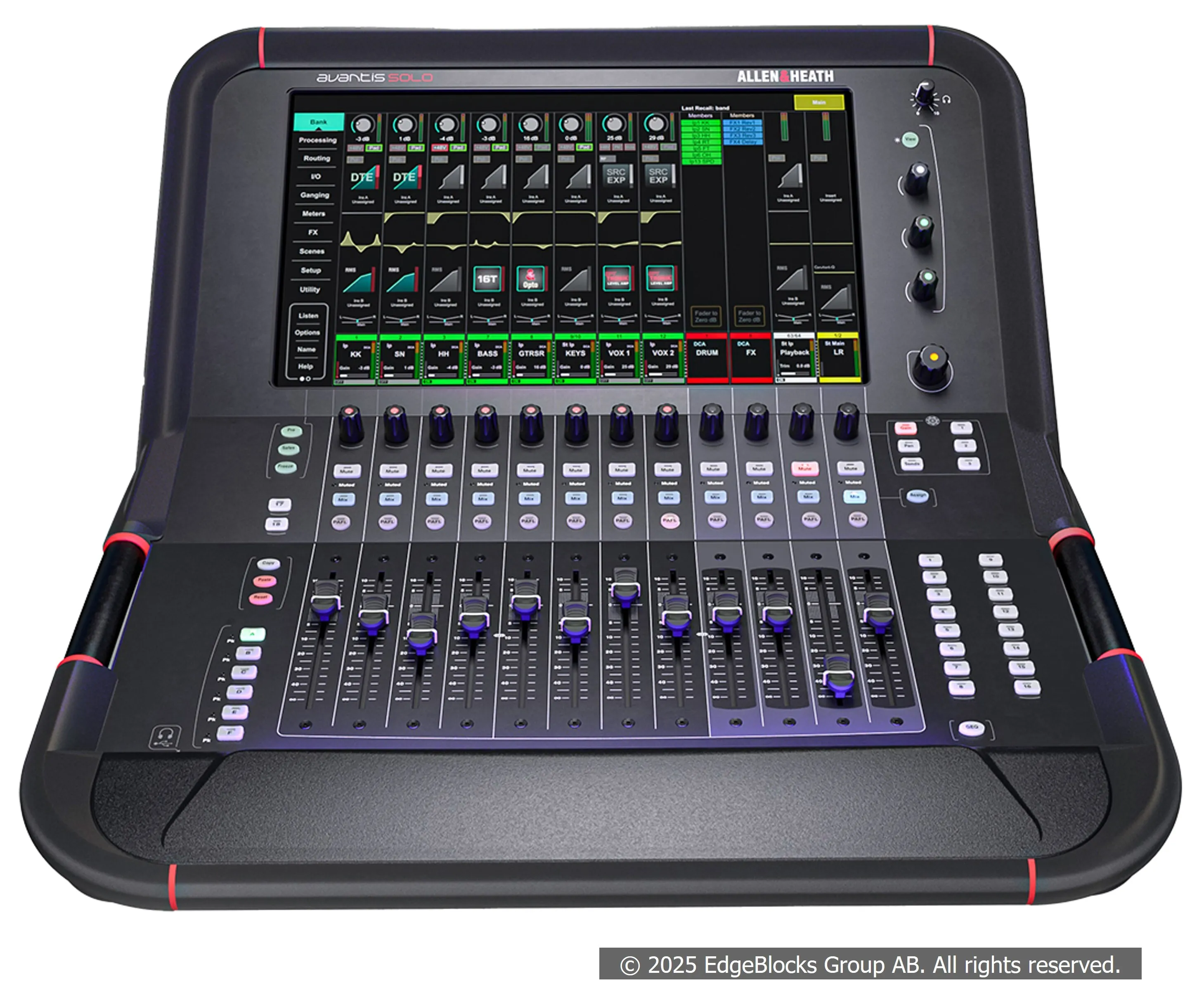 Allen & Heath Avantis Solo digital mixer 64 kanaler+dPack-pack+ZCASE