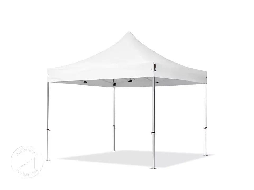 Snabbtält Pro 3x3m, alu-stomme, vitt