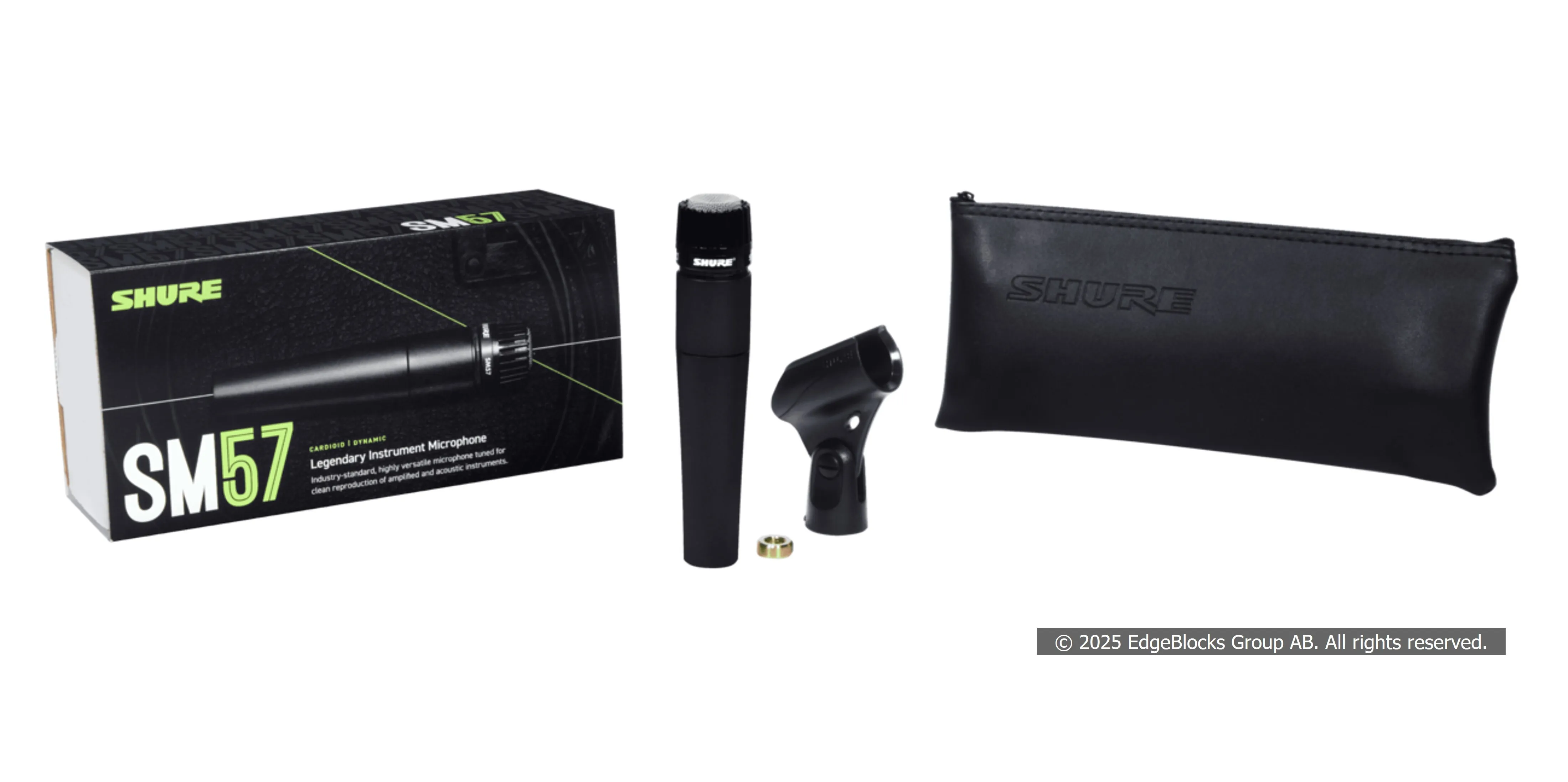 Shure SM57 Microphone Cardioid Dynamic, Instrument