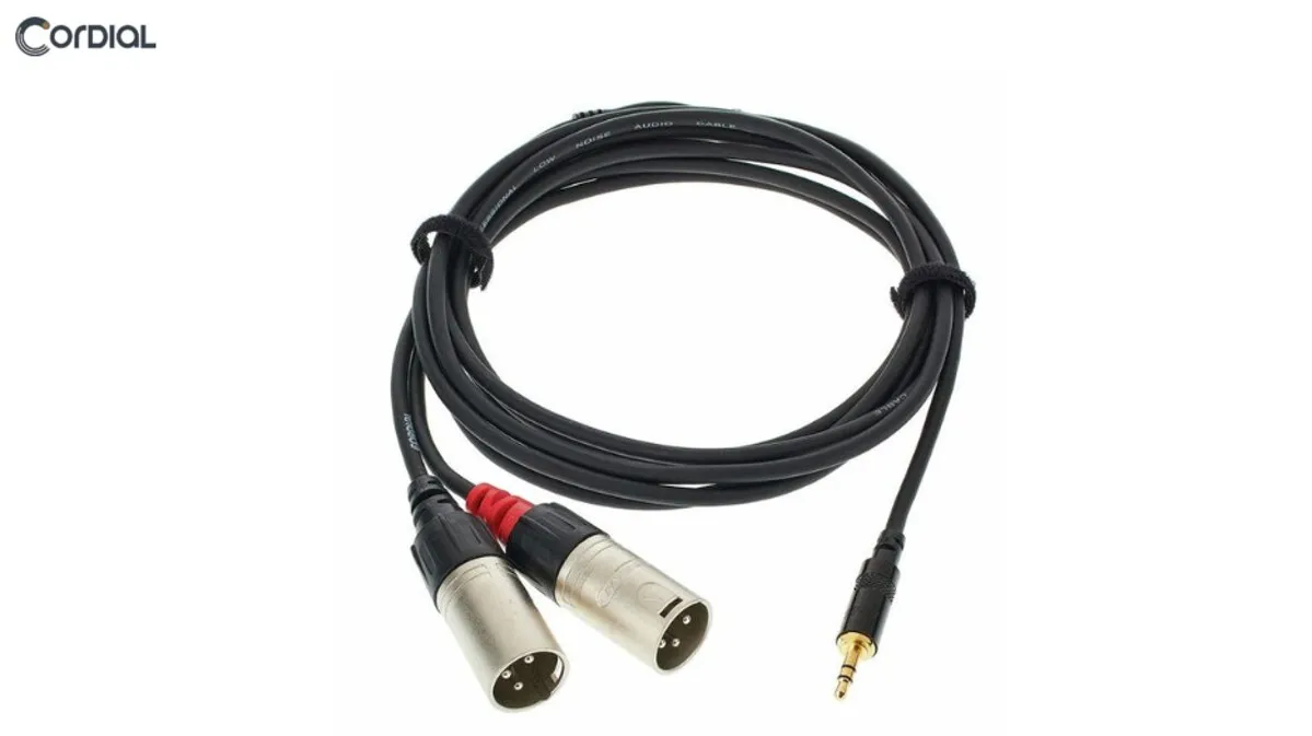 Cordial CFY 1.5 WMM-Long 2xXLR-3,5mm stereo