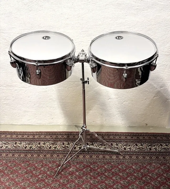 Slingerland 1970s timbales 13+14 set chrome