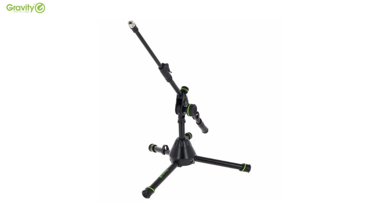 Gravity MS 3122 HDB Kort mikrofonstativ med bom
