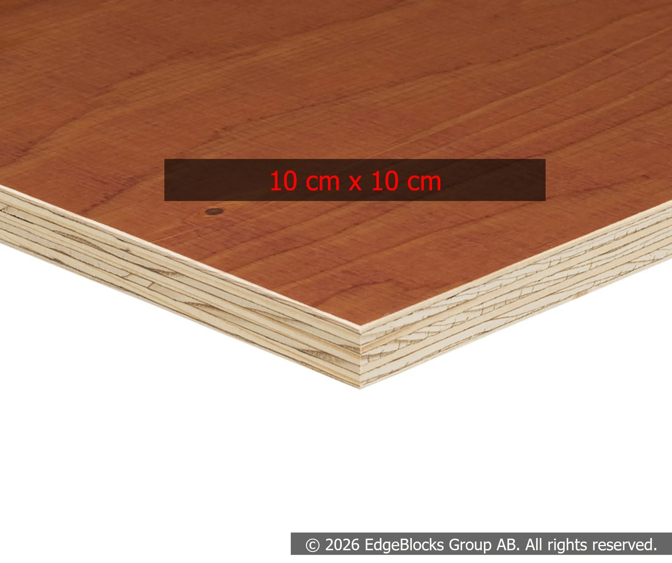 Formplywood 12mm underlägg 10x10 cm