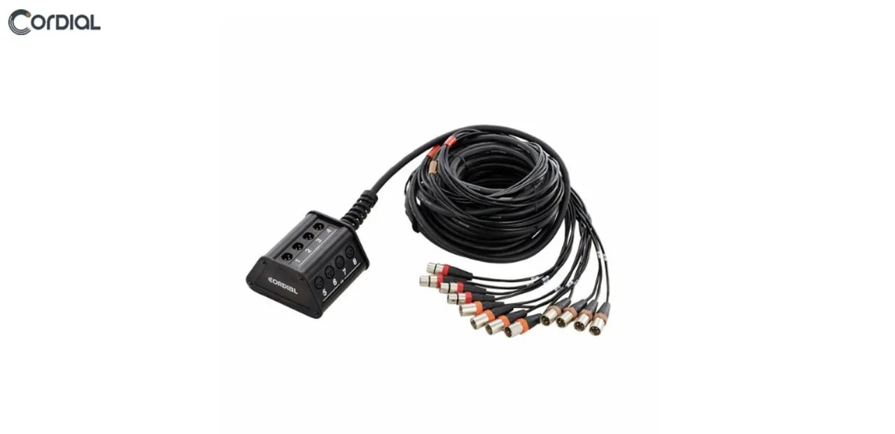 Multicore 8/4 XLR-XLR Box Neutrik REAN 15m