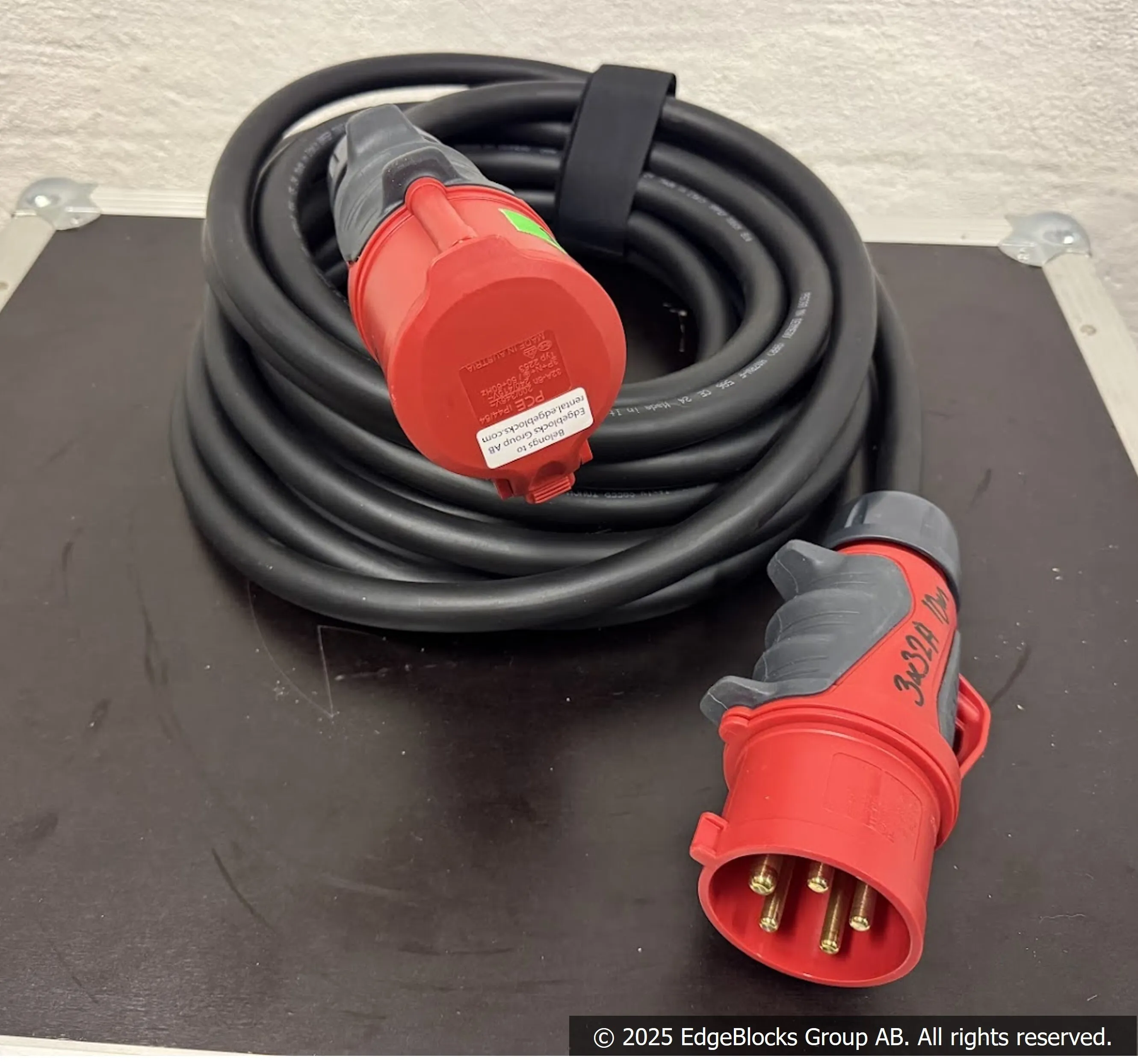 Förlängningskabel 3-fas 32A 10m