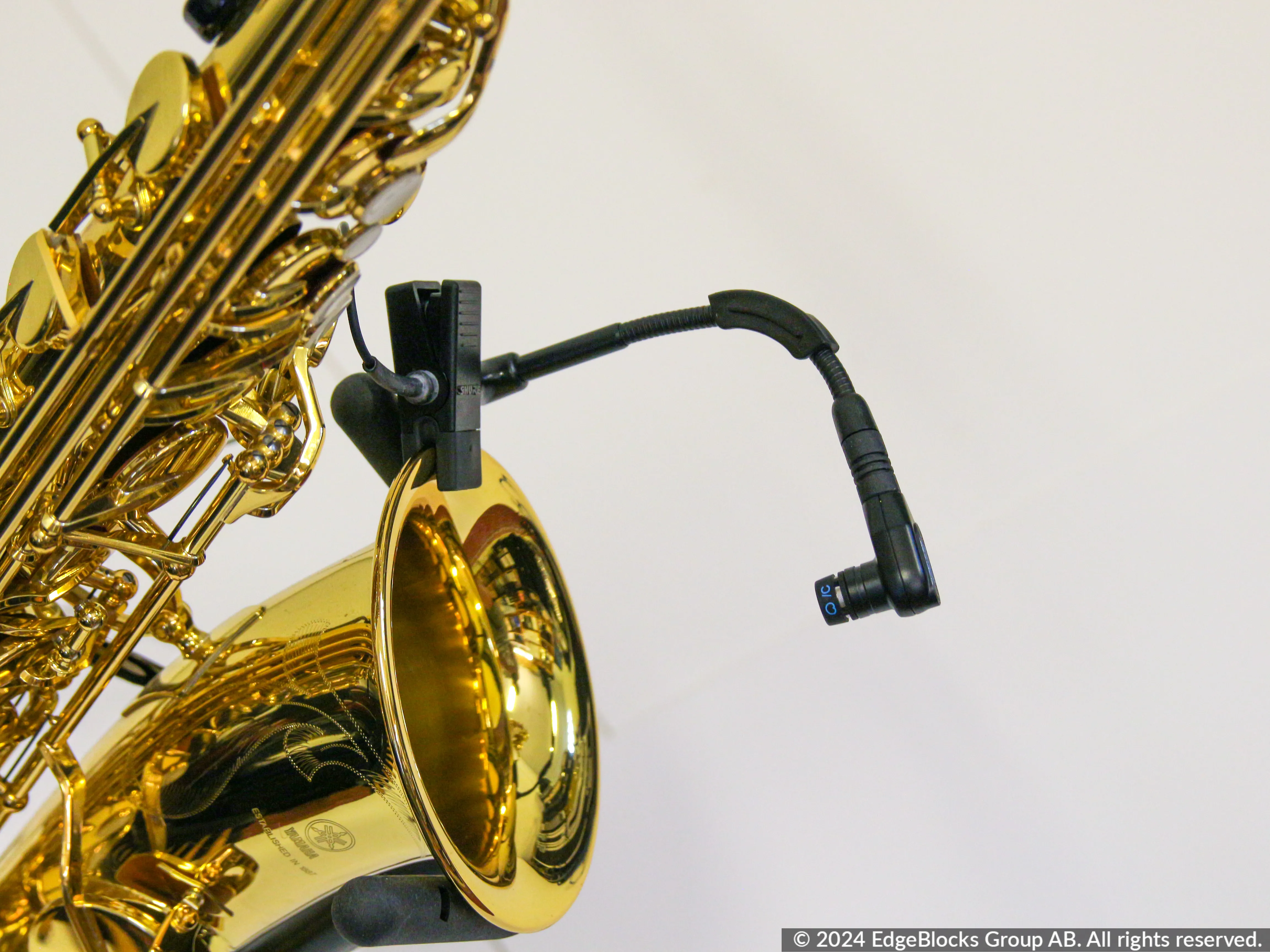 Shure WB98 H/C kondensatormikrofon med klämma och svanhals