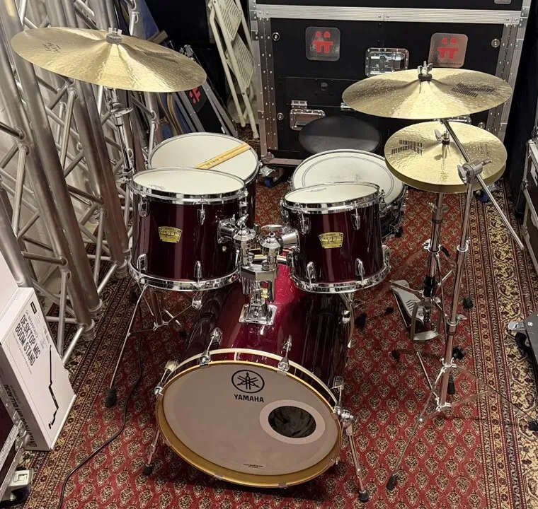 Yamaha YD Series trumset shellpack 4 trummor, rött