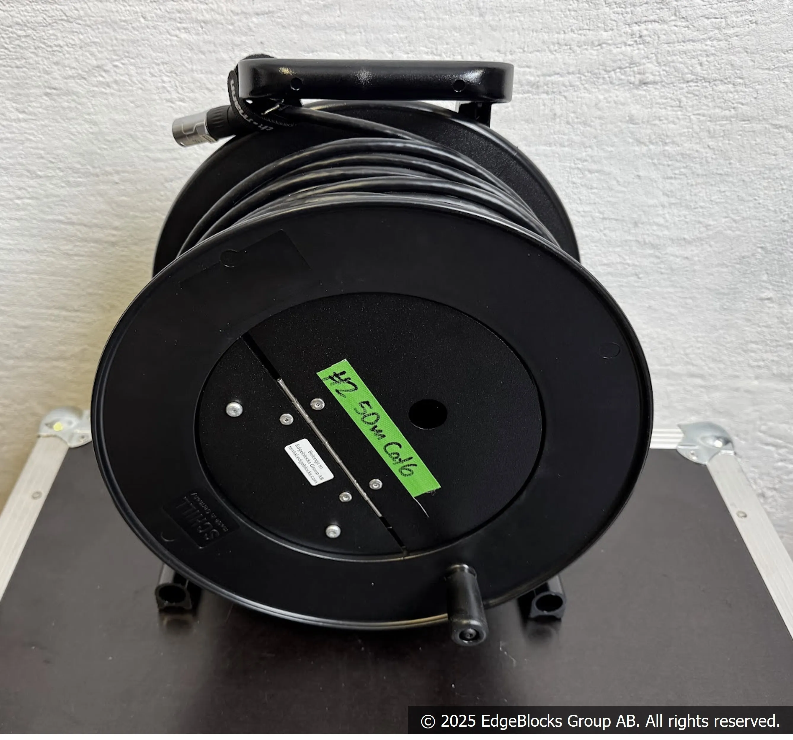 Cat6-kabel 50m på trumma, EtherCon