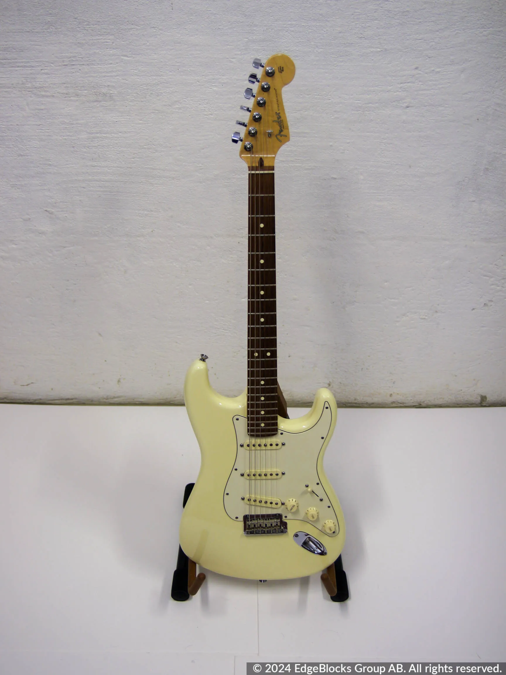 2013 Fender American Standard Stratocaster, Olympic White, Rosenträ