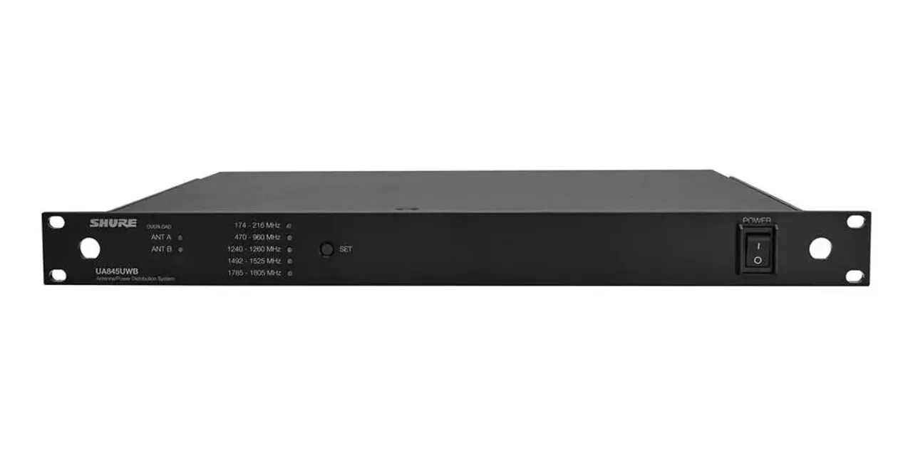 Shure UA845UWB Ultra Wide Band antenn-distribution