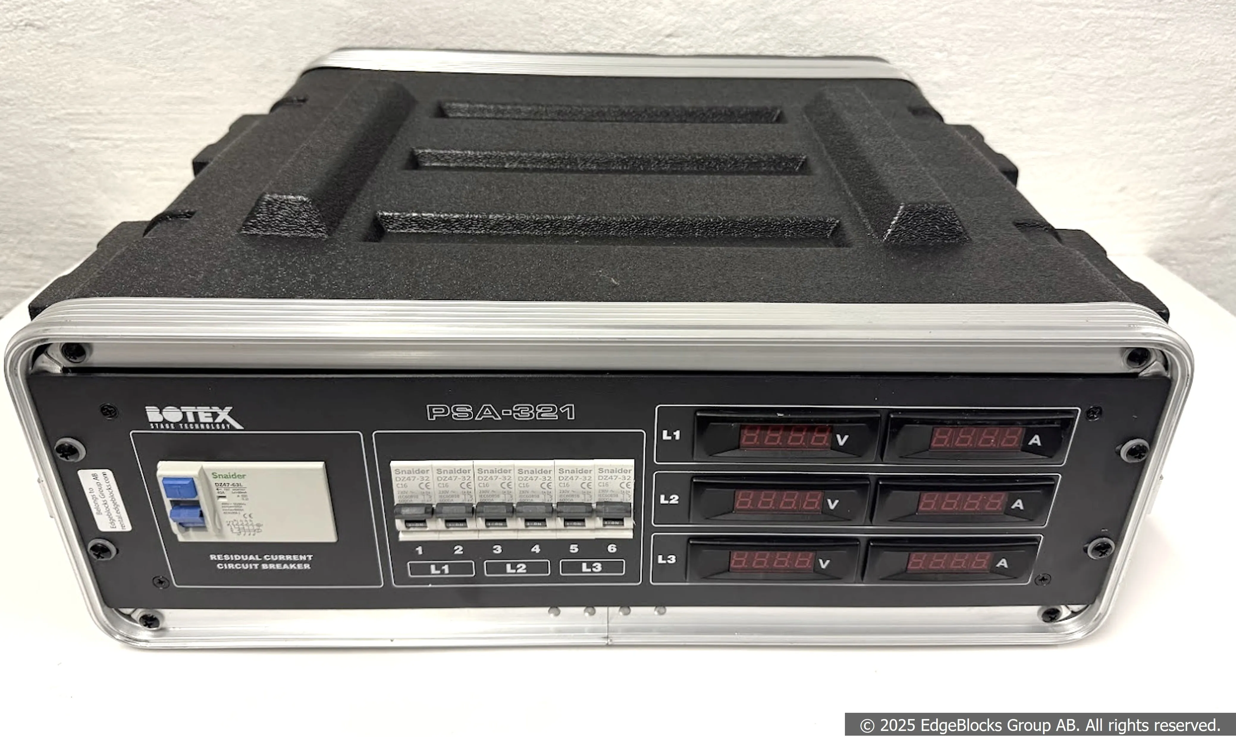 Botex PSA 321 PDU 32A 3-fas med case