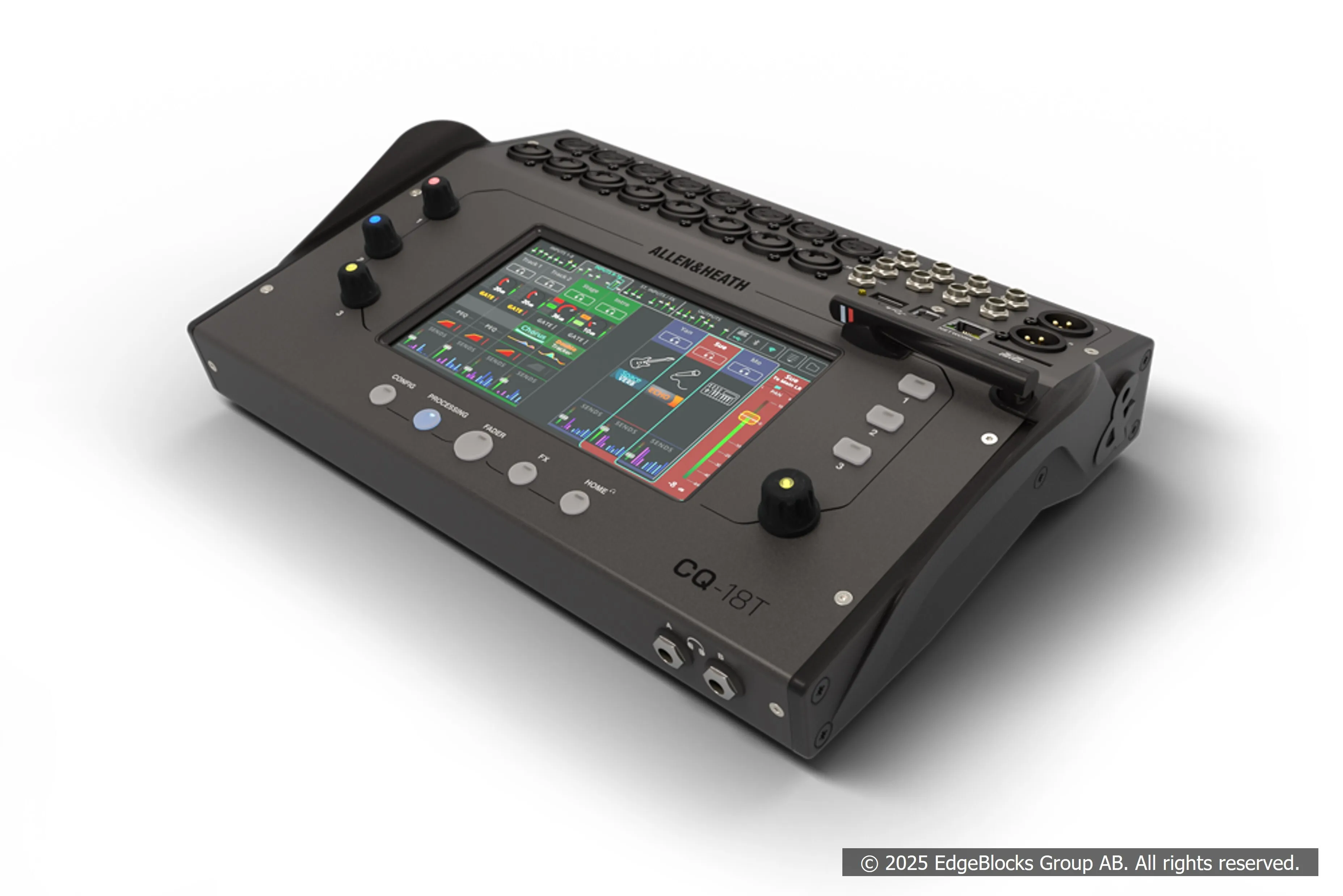 Allen & Heath CQ-18T 18ch digital mixer Wi-Fi, 7, 16 mic/lin, 4FX 6 Aux