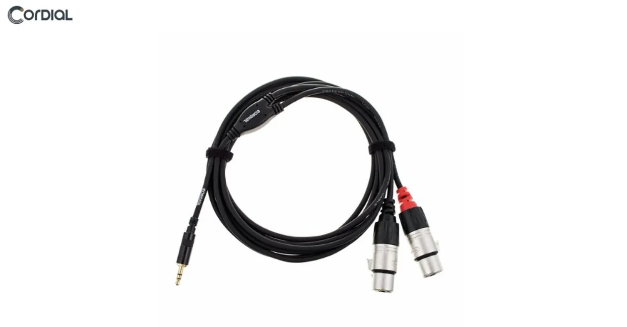 Cordial CFY 3 WFF 2xXLR-3,5mm stereo
