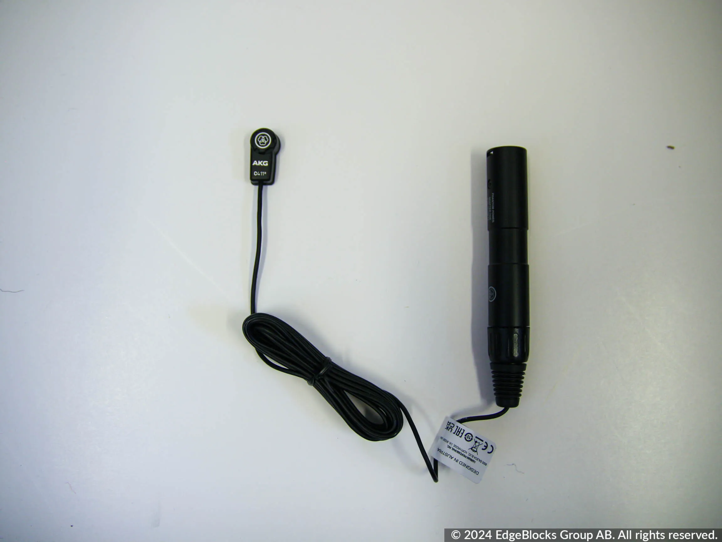 AKG C 411 PP kondensatormikrofon, akustisk kontakt