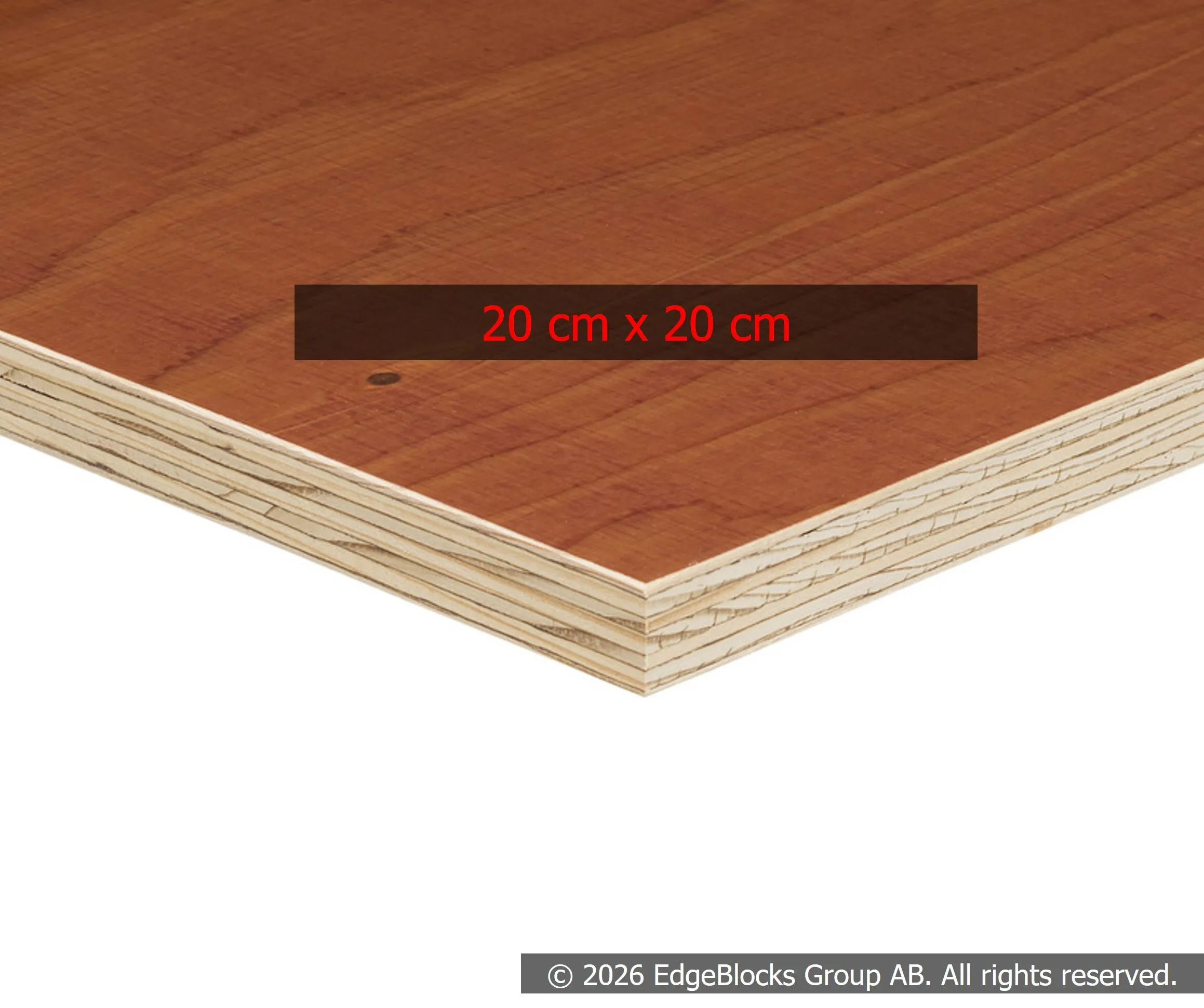 Formplywood 12mm underlägg 20x20 cm