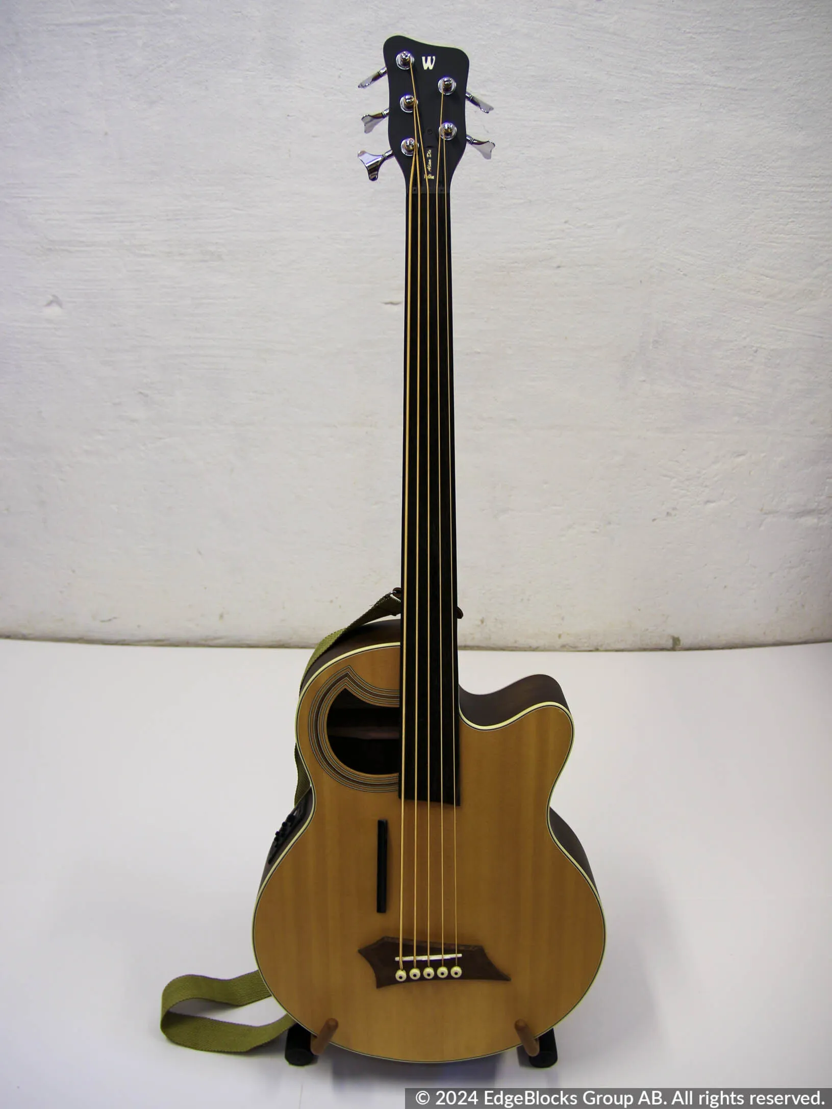 Warwick Alien Deluxe 5 NT FL bandlös akustisk basgitarr, 5-str