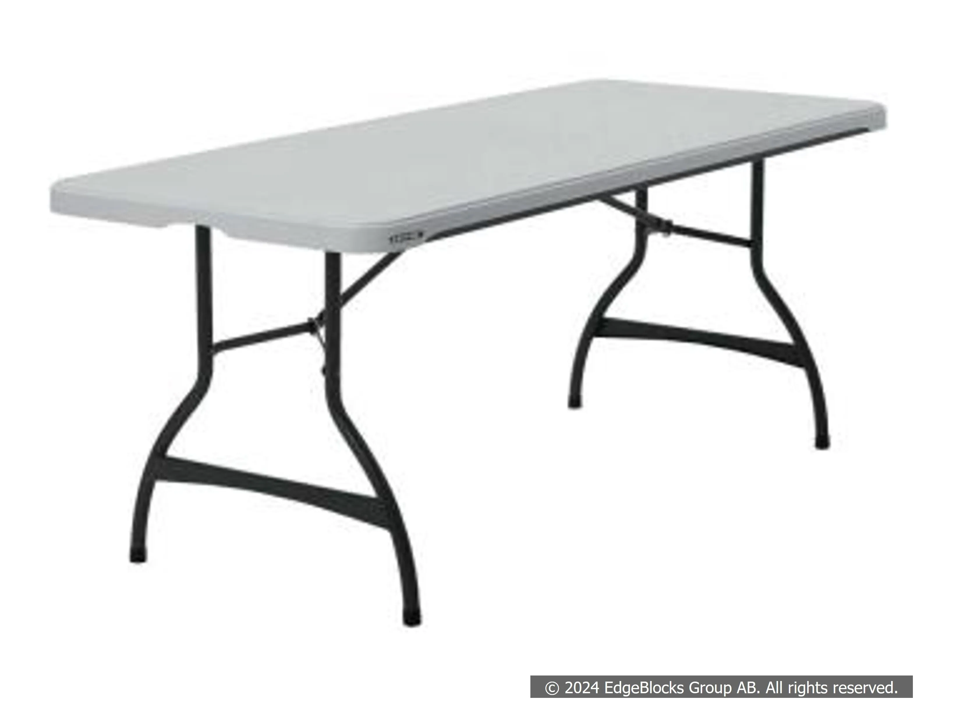 Bord Lifetime , fällbart 183x76 cm, vitt