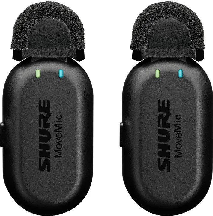 Shure Movemic Lavalier Microphone par med laddare