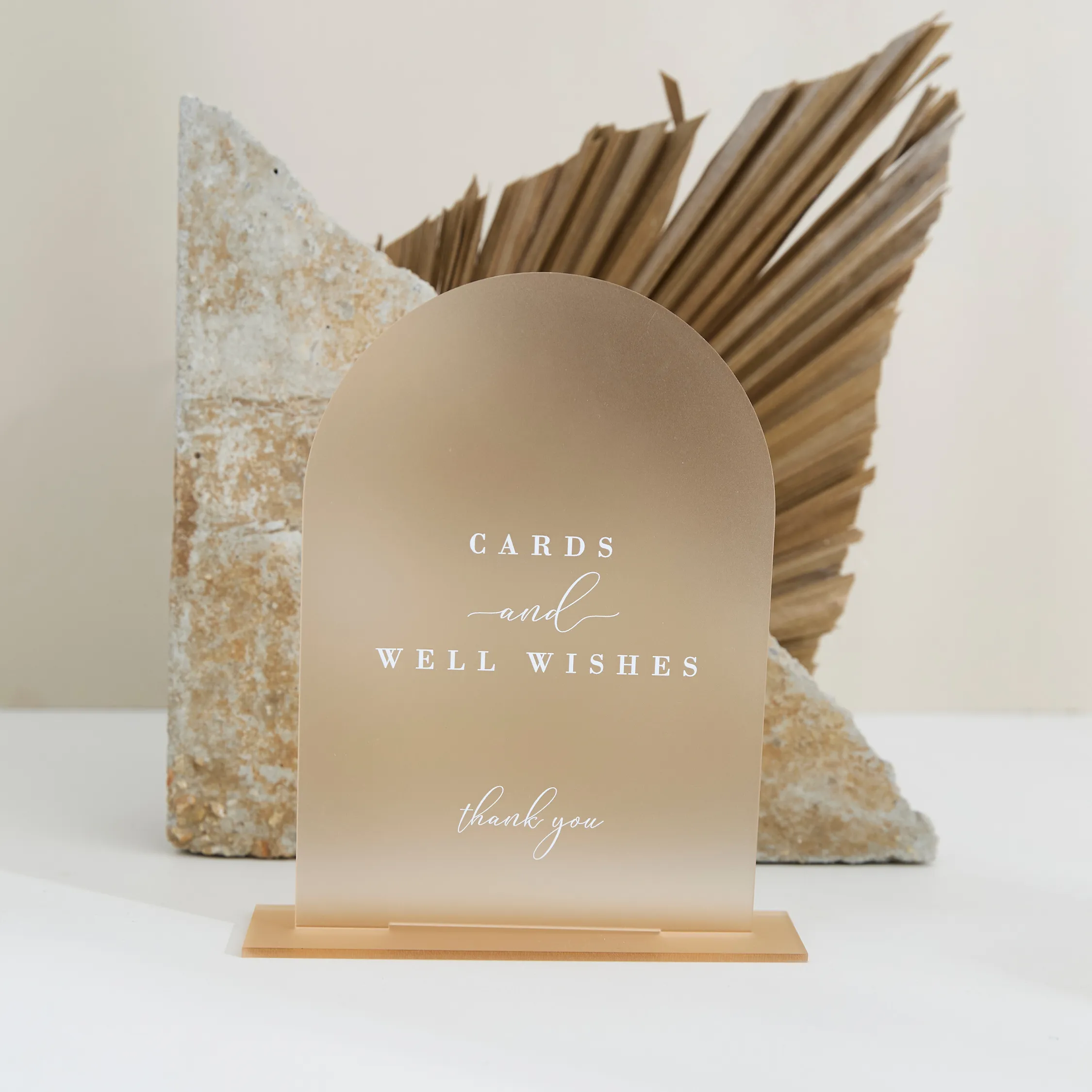 Cards and Wishes - Frost Beige Arch