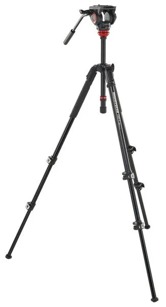 Trépied vidéo Manfrotto 055CL + HD 503