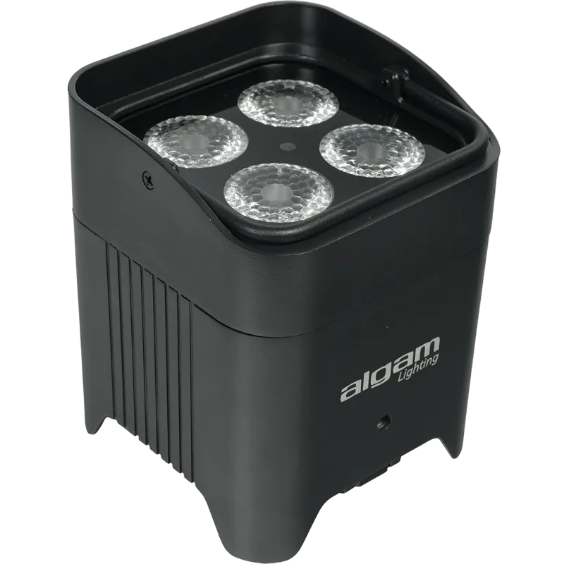 Par led 4x12w sur batterie IP68 (flight de 6)