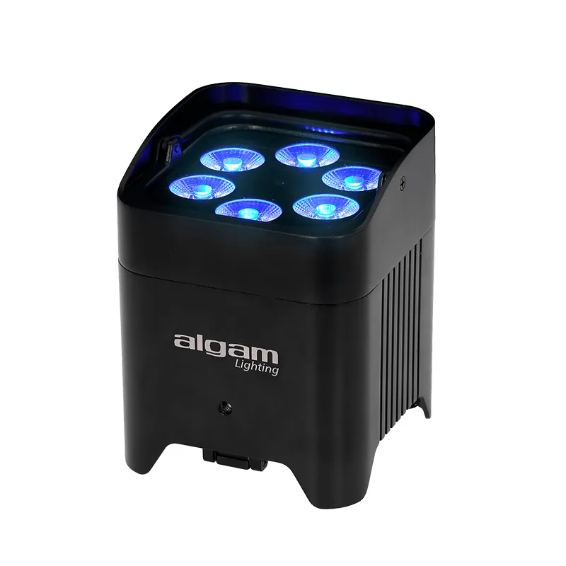 kit de 6 par led sur batterie IP68 (6x12w)