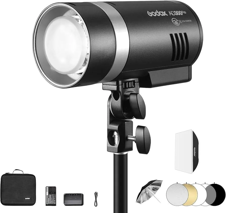 Flash sur batterie Godox AD300 pro