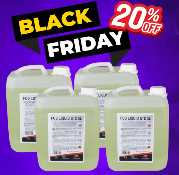 Black Friday actie doos 4x5L rookvloeistof standaard