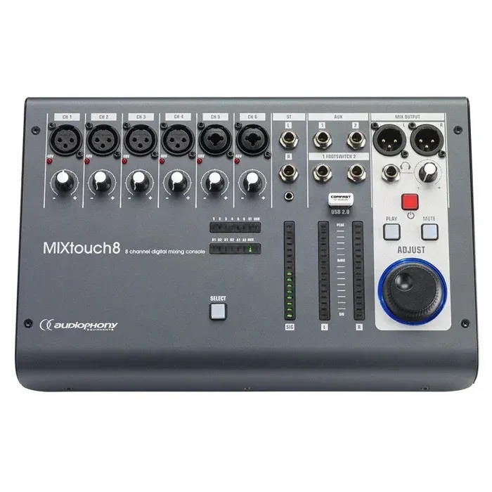 Verhuur: Audiophony Mixtouch 8 mixer