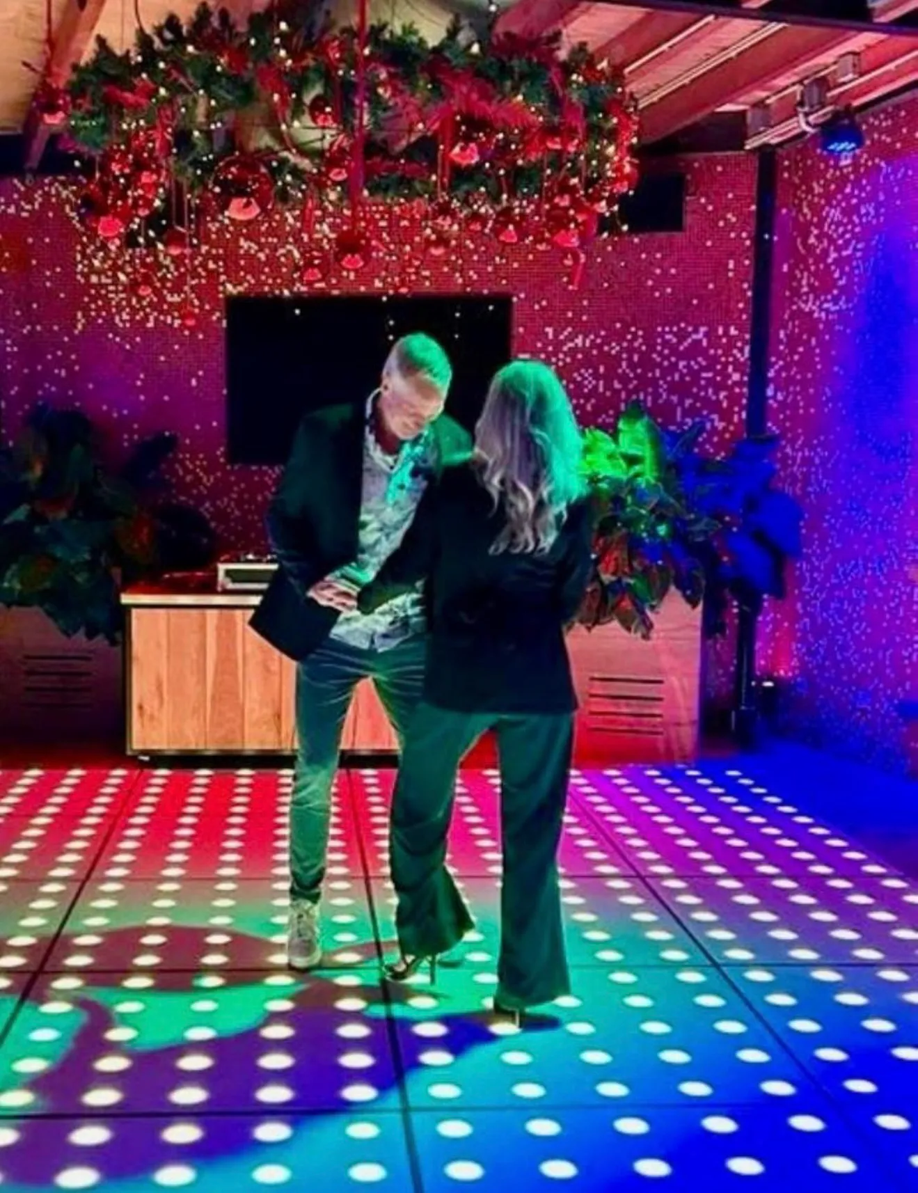 Verlichte led dansvloer per m2