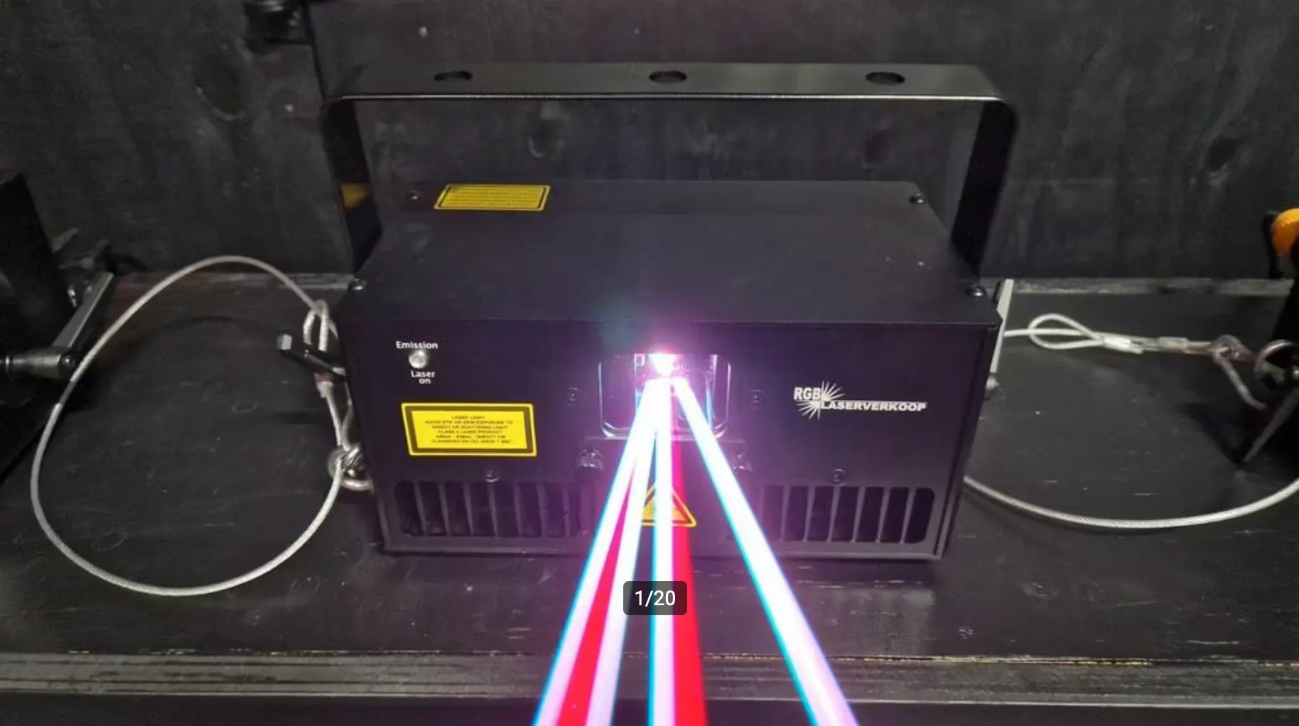 Verhuur: 3watt RGB laser