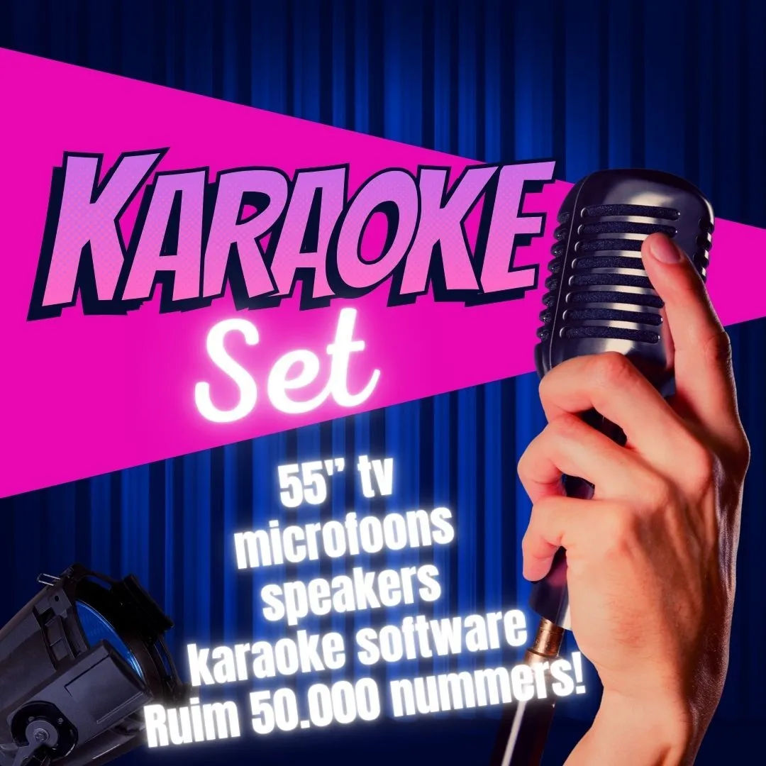 Verhuur: karaoke set