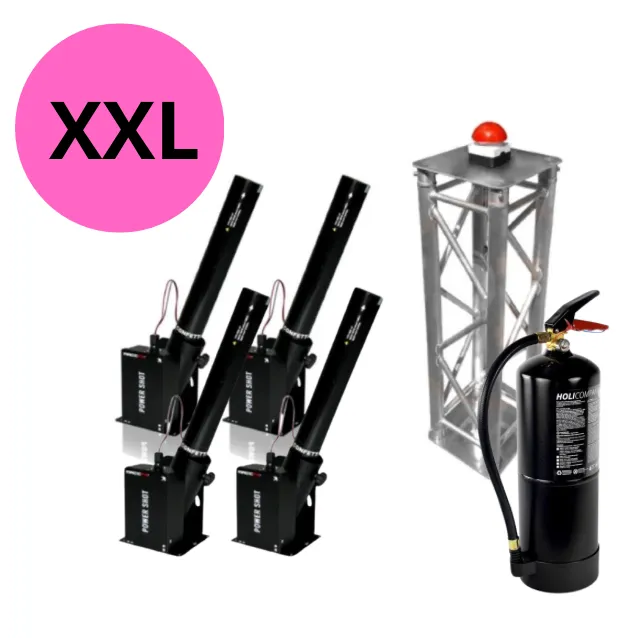 Verhuur: Gender reveal set XXL roze 