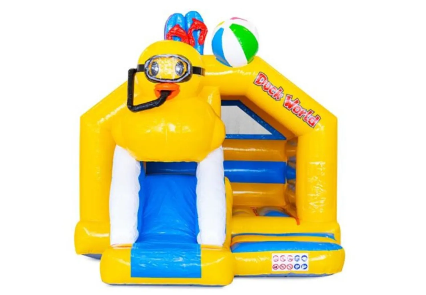 Verhuur: Springkussen slide combo rubber duck