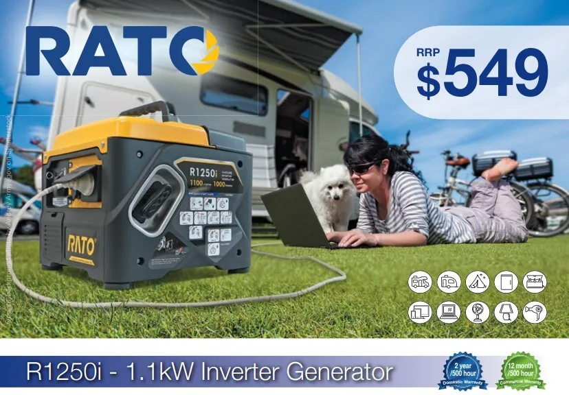 Inverter Generator - RATO 1.1kW - For Sale