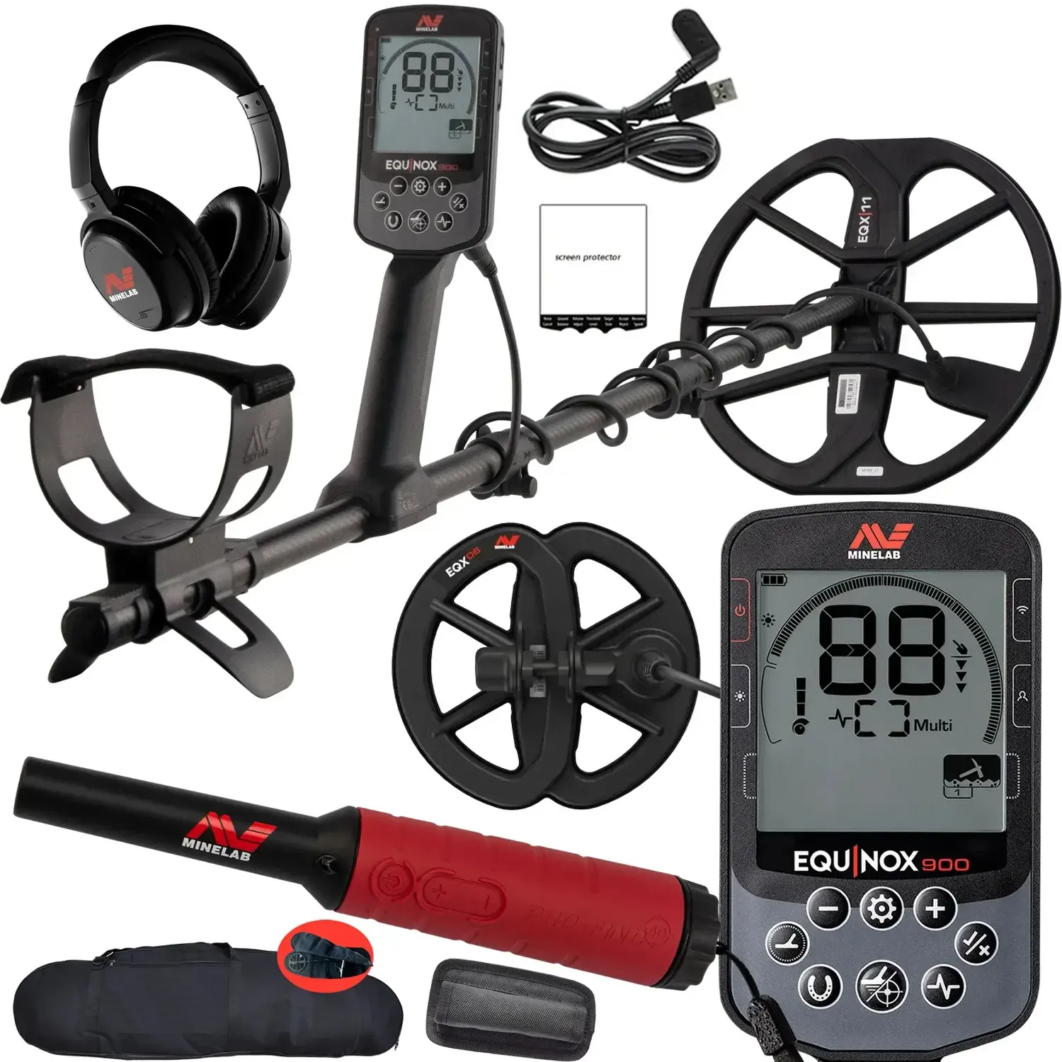 Minelab Equinox 900 Metal Detector Kit (Coming Soon)