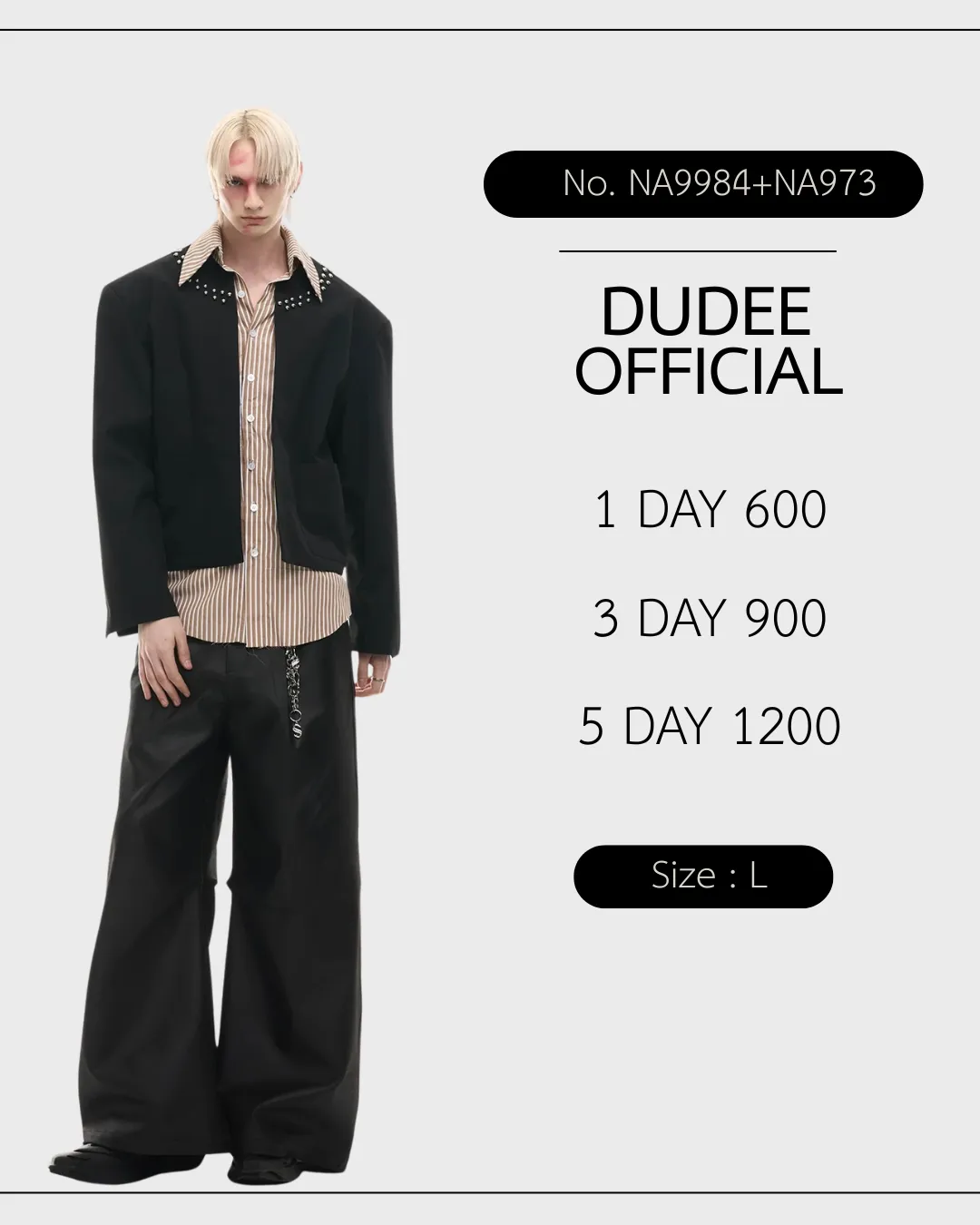 (NA9984+NA9734) เสื้อ+กางเกง 