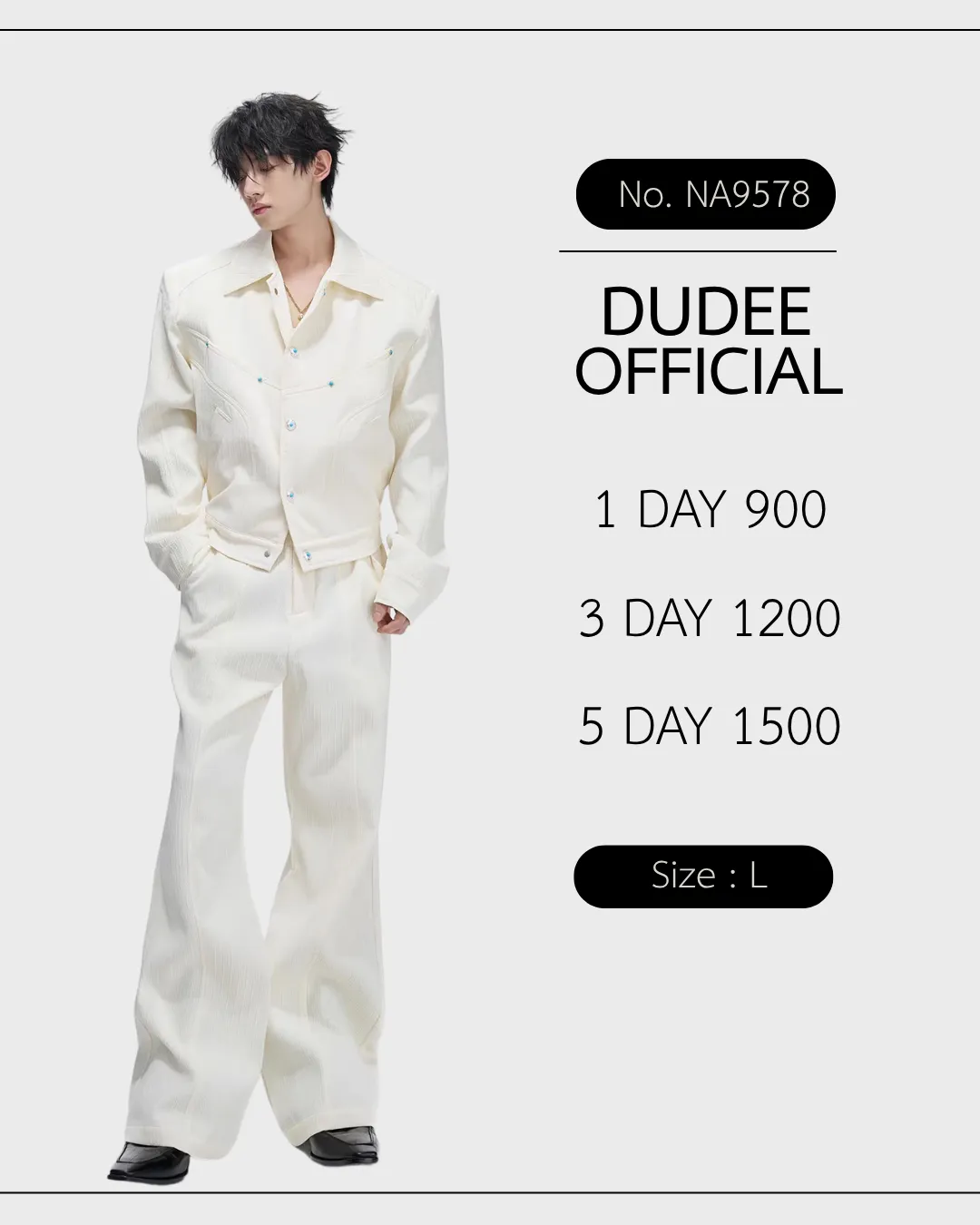 (NA9578) เสื้อ+กางเกง