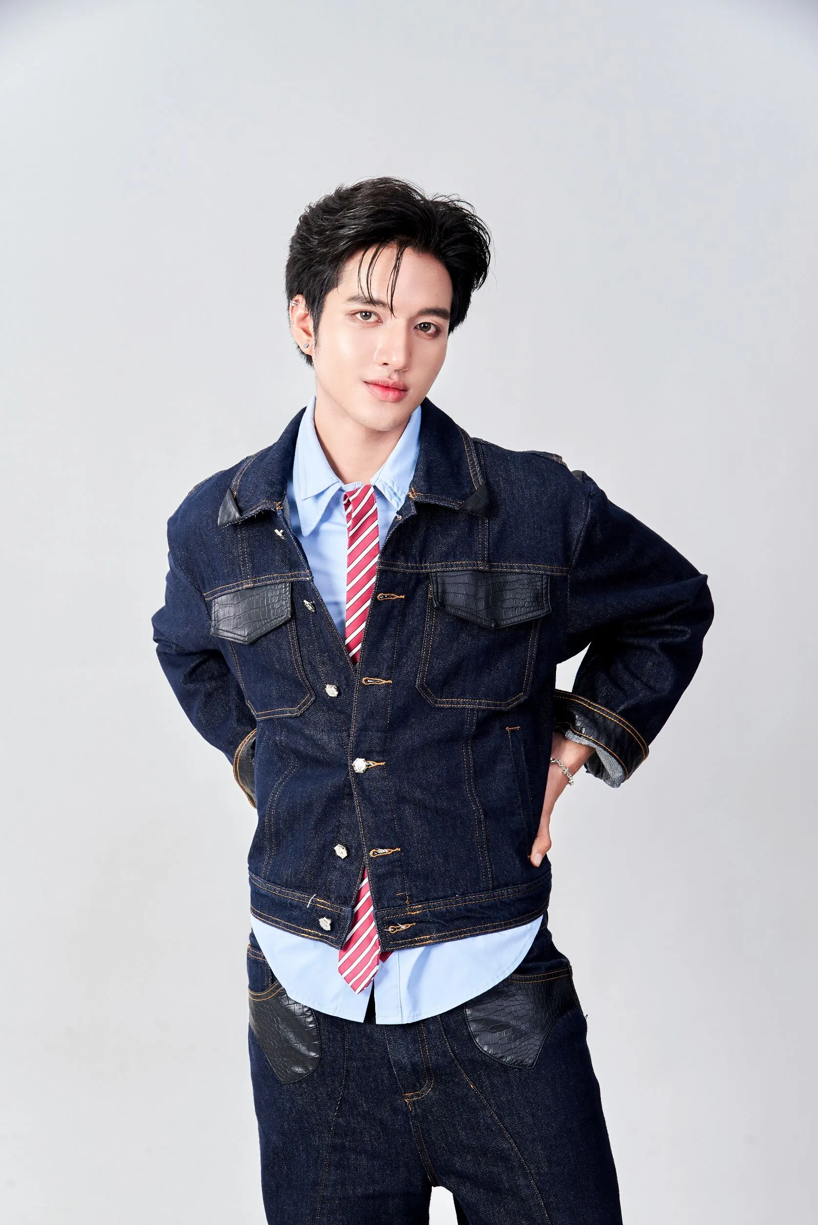 รีวิว ( NA9914+ NA9915 + NA9884 )👔[SET 2 ] แจ็คเก็ต+เสื้อเชิ้ต+กางเกง