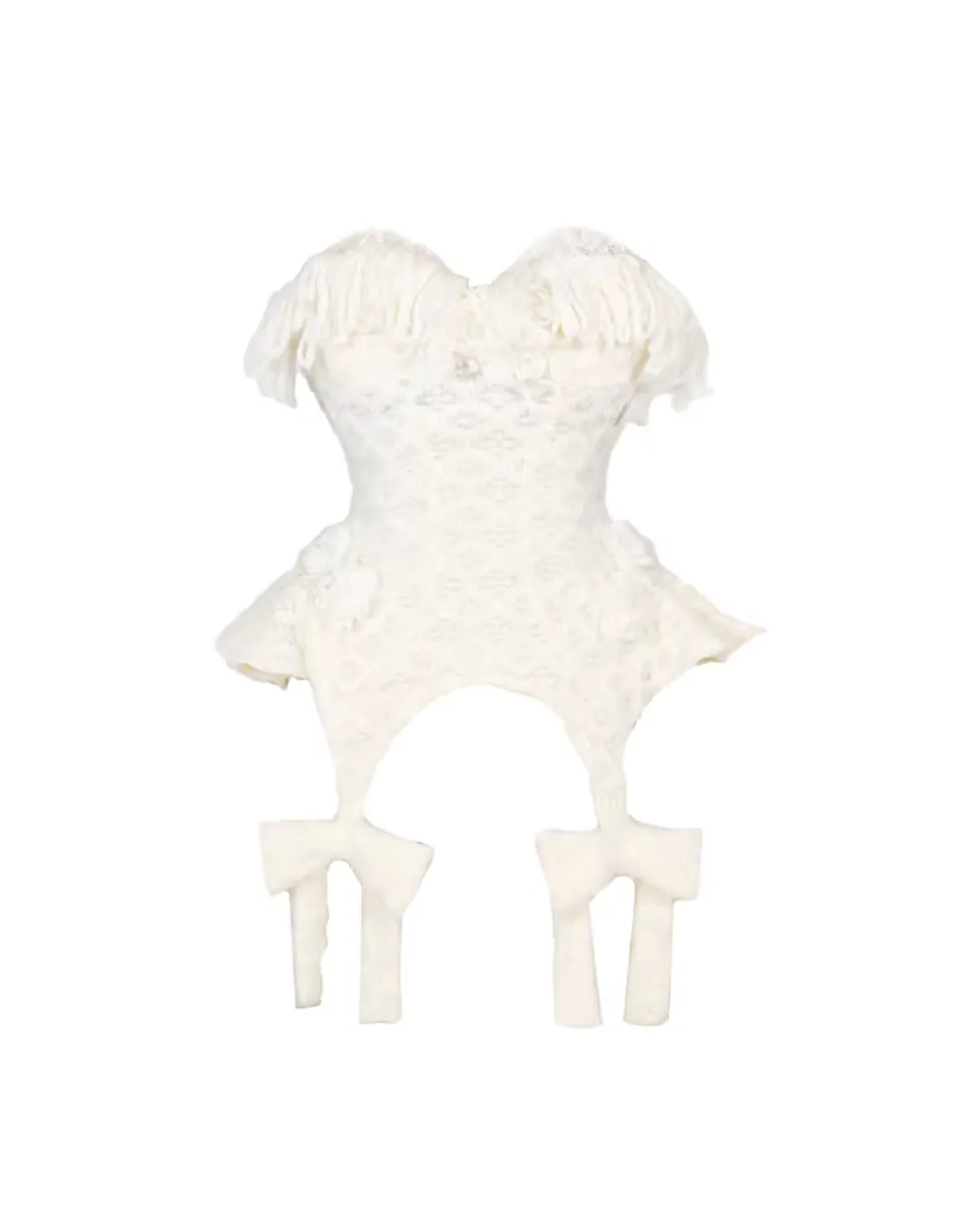 S002 Blood Supply Original ◆ Slavic Heiress Knitted Wool Lace Design Camisole Strapless Undershirt