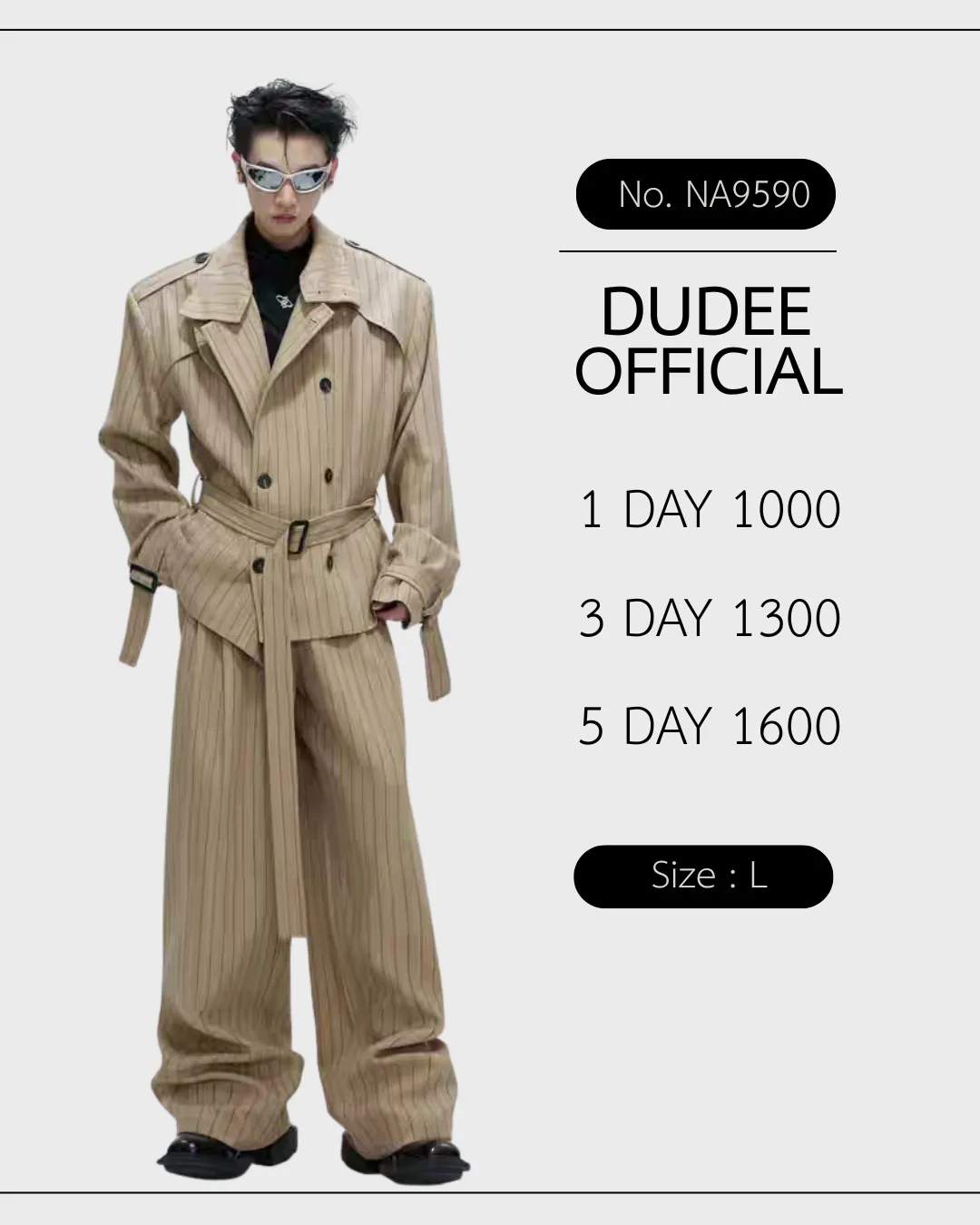 (NA9590) เสื้อ+กางเกง