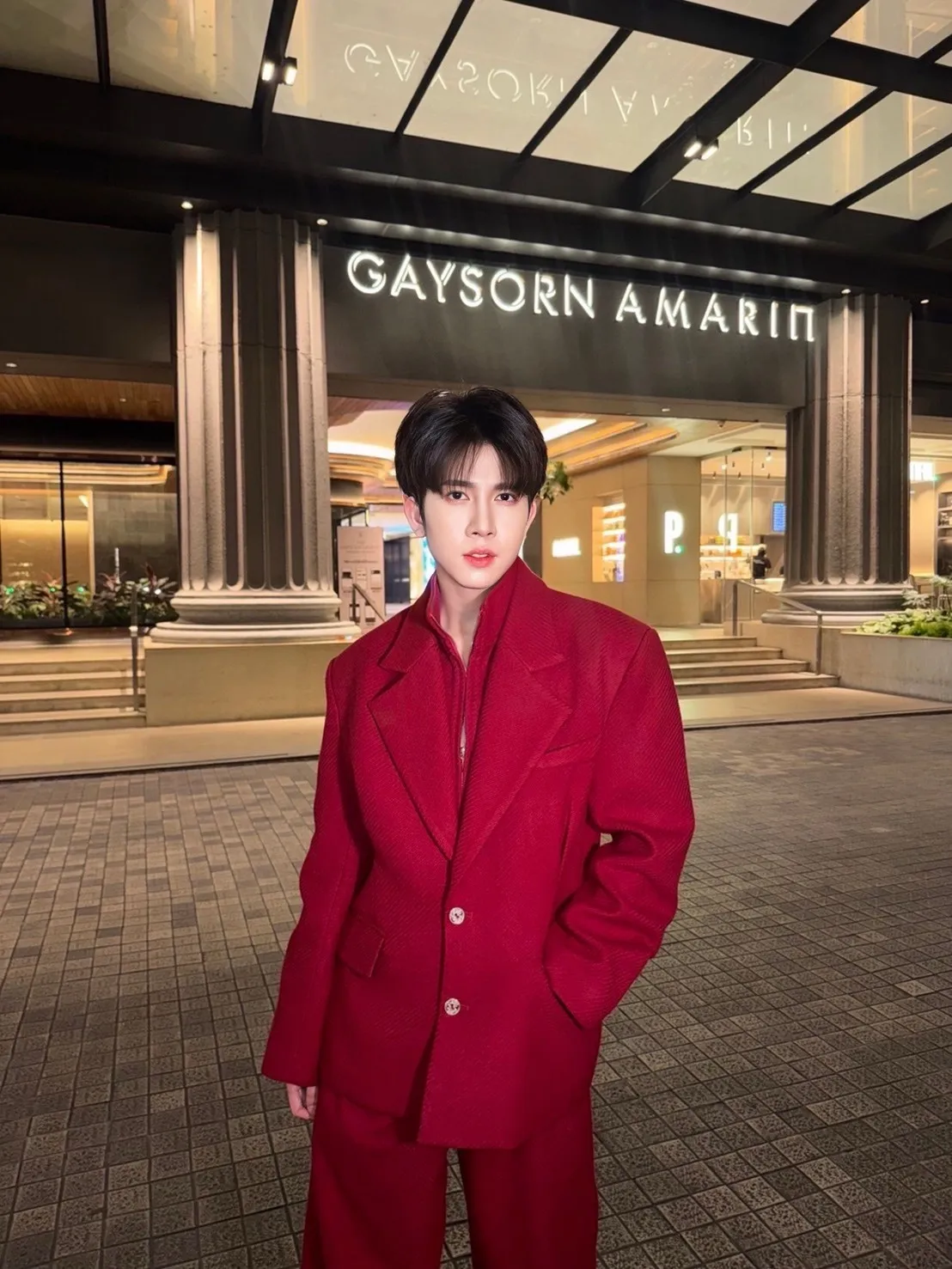 รีวิว (NA9771) เสื้อสูท+กางเกง Layered Silhouette Tailored Suit Set