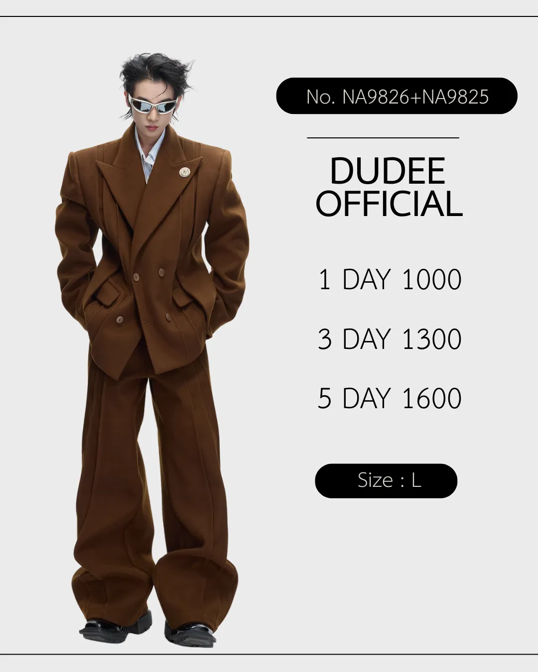 (NA9826+NA9825) เสื้อ+กางเกง 
